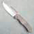 Marfione Custom Anax Integral Frame Lock 6AL-4V Titanium Handle Stonewash Elmax Blade