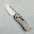 Winterblade Factor B4 M-Lock Textured Titanium Handle w/ Black/MokuTi Accents Damascus Blade (Consignment)