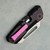 Winterblade Factor B4 M-Lock Black Titanium Handle w/ MokuTi Accents Damascus Blade (Consignment) Clip Side