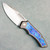 Griffin Company Scout F3.5 Frame Lock Titanium Handles w/ Timascus Inlays Satin MagnaCut Blade (Consignment)
