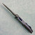 Brandon Vallotton Custom Undaunted Dual Action Vintage Micarta Handles w/ Titanium Bolsters Blasted Blade (Consignment) Spine