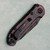 Microtech LUDT T/E Gen III Smooth Handle Topographic Black/Pink Camo Standard Signature Series 1136S-1TPBKPKCS Clip Side