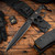 RMJ USA Lady Death Fixed Blade Black G10 Handle Black Cerakote Blade