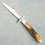 Tuna Valley Cutlery Co Mountain Cougar Stag Satin Clip Point 154CM Blade