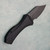 Blak Viper EDC Fixed Blade Black G10 Handle Black Blades Back Side