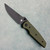 Chaves Knives Jake McCoy Disciple Street Blue Label OD Green G10 Handles Black PVD 154CM Blade (Consignment)
