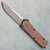 Chaves Knives Dissident OTF We The People 250th Bronze Aluminum Handles Two-Tone Stonewash Drop Point Blade (Consignment)
