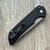 Pro-Tech Mordax Button Lock Flipper Black Handle w/ Casted White Brass USA 250th Inlay Stonewash MagnaCut Blade BSA26.MORDAX.2 Clip Side