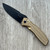 Pro-Tech Spartan Blades Pallas Auto Weave Textured AlBronze Handle DLC MagnaCut Blade 2026PALLASCUSTOM006