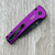 Pro-Tech Chaves Scapegoat Compact Purple Handles DLC MagnaMax Blade BSW26.SCAPEGOAT.1 Clip Side