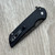 Pro-Tech Mordax Button Lock Flipper Black Handle w/ Casted White Brass USA 250th Inlay Vegas Forge Ladder Damascus Blade 2026MORDAXCUSTOM002 Clip Side