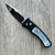 Pro-Tech Duke Auto Black Aluminum Handles w/ White Pearl Inlay Mike Irie Mirror Polished Blade BSW26.DUKE.1