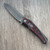 G&G Hawk Talon Auto Darkwashed Titanium Handle w/ Dragon Scale Lava Flow Carbon Fiber Inlays Darkwashed Blade