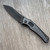 G&G Hawk Talon Auto DLC Titanium Handle w/ Honeycomb Titanium Inlays DLC Blade