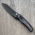 G&G Hawk Talon Auto DLC Titanium Handle w/ Nebula Crosscut Inlays DLC Blade