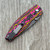Three Rivers Manufacturing TRM Neutron 2 Liner Lock Pop Camo Carbon 3D Handles Stonewashed MagnaCut Blade Clip Side