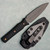 RMJ USA Orlando Special Fixed Blade Black G10 Handle Tungsten Cerakote Blade Sheath
