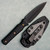 RMJ USA Orlando Special Fixed Blade Black G10 Handle Graphite Black Cerakote Blade