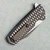 Allen Elishewitz Custom Tank Flipper Liner Lock Machined Titanium Handle w/ Purple Titanium Liners Damascus Blade (Pre-Owned) Clip Side