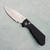 Pro-Tech Strider PT+ Auto Textured Black Handle Stonewash MagnaCut Blade PT205 (Consignment)