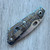 Strider Knives Ti2 Design SMF Frame Lock Custom Titanium Handle Stonewash/Satin Tanto CPM-S35VN Blade Clip Side