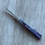 G&G Hawk X John Gray Collab Talon Hawk Lock w/Toggle Detent Purple/Blue Titanium Handle w/ Hammered Blue/Purple Titanium Inlays Acid Rain Blade Spine