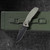 Pro-Tech Spartan Blades Pallas Auto Distressed Green/Gold Lattice Textured Titanium Handle DLC MagnaCut Blade 2026PALLASCUSTOM007