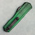 Microtech Cypher II D/E Green X-51 Standard Signature Series 1242-1GRX51S Clip Side