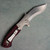 Lucas Emerson Custom MX-200 Liner Lock Black & Red Richlite Handle w/ Titanium Bolsters Satin Blade Open