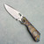 Strider Knives Ti2 Design SNG Frame Lock FWP Titanium Handle Stonewash CPM-S30V Blade