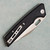 Sencut GlideStrike Liner Lock Black Canvas Micarta Handles Satin Blade C23018-4 Clip Side