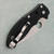 Spyderco Manix 2 Ball Bearing Lock Black G-10 Handles Stonewash MagnaMax Combo Blade C101GPS2 Clip Side