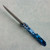MachineWise Sonora Button Lock Flipper Sky Blue/Navy Fade Skeletonized Titanium Integral Handle Navy Titanium Bolster DLC S90V Blade Spine