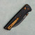 Benchmade Kitsari Axis Lock Black G10 Handle Black Z-12Ultra Blade Limited Edition 213BK-2601 Clip Side