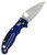 Spyderco Manix 2 Blue Translucent FRN Handle Satin Blade C101PBL2