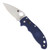 Spyderco Manix 2 Lightweight Dark Blue FRN Handle Satin CPM-S110V Blade C101PDBL2