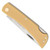 German Eye Brand Sodbuster Lock Back Yellow Handle Satin Blade 99YL