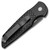 Pro-Tech TR-3 X1 Black Fish Scale Handle DLC Blade