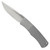 Pro-Tech Whiskers Magic BR-1.10 Bolster Release Auto Gray Handle Stonewash Blade
