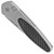 Pro-Tech Newport Silver Handle w/ Carbon Fiber Inlay Stonewash Blade 3410