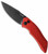 Kershaw Launch 1 Auto Red Handle Blackwash 7100RDBW