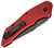 Kershaw Launch 1 Auto Red Handle Blackwash 7100RDBW