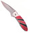 Kershaw Santa Fe Stoneworks Scallion Assisted Frame Lock Red Coral Black Jet Stone 1620FLRCBJ