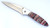 Kershaw Santa Fe Stoneworks Leek Assisted Frame Lock Fossil Mammoth Tooth Red 1660MTR