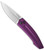 Kershaw Launch 2 Auto Purple Handle Stonewash Blade 7200PURSW
