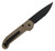 Microtech LUDT Auto 2011 Model Tan Black Serrated 135-2TA