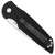 Pro-Tech TR-3 L1 Left Handed Black Handle Stonewash Blade OS