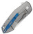 Zero Tolerance 0456 Sinkevich Frame Lock Flipper 3D Titanium Handle Satin Blade