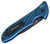Kershaw Launch 5 Auto Emerson Design Blue Handle DLC Blade 7600BLUBLK