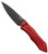 Kershaw Launch Auto #6 Red Handle Black 7800RDBLK